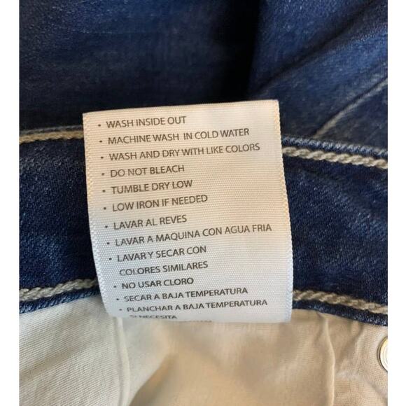 NWT KanCan 13/30 Karen-Lily Dark Wash Blue KC8320D Distressed Ankle Skinny Jean - Picture 11 of 11